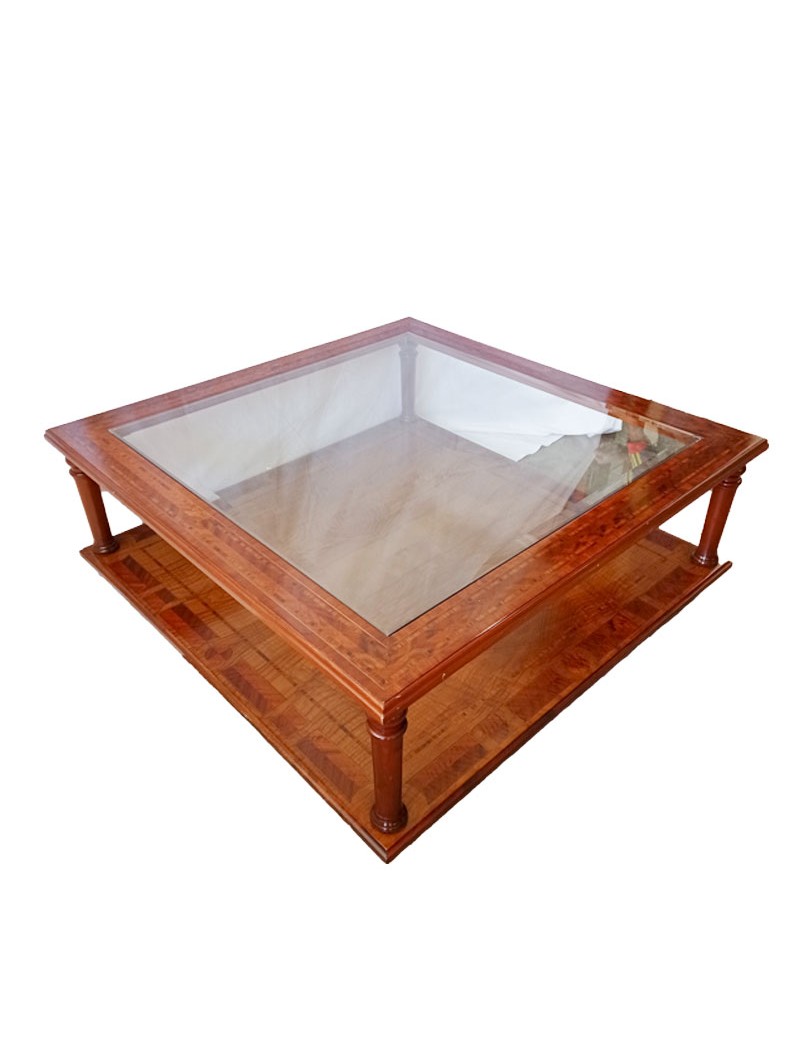 Mesa de Centro con Vidrio